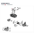 SCREW M6x16 product image