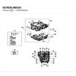 SCREW M8X55 product image