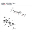 NEEDLE BEARING 15/19/13 product image