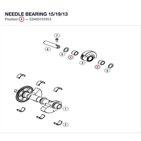 NEEDLE BEARING 15/19/13 product image