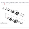 BEARING 12/28/8 (TORQUE LIMITER) REPL BY C0625060016 product image