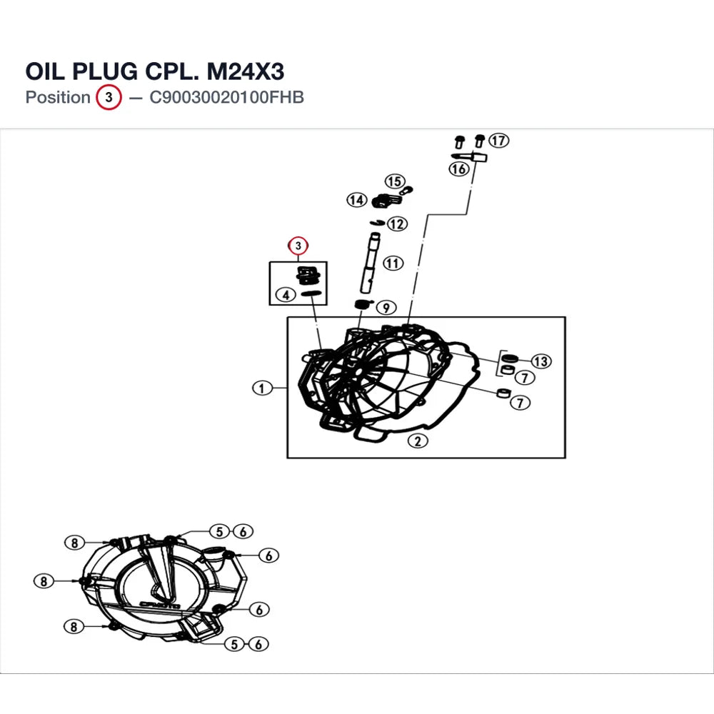 OIL PLUG CPL. M24X3 product image