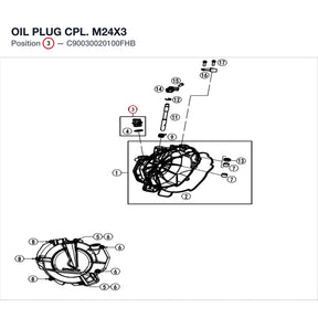 OIL PLUG CPL. M24X3 product image