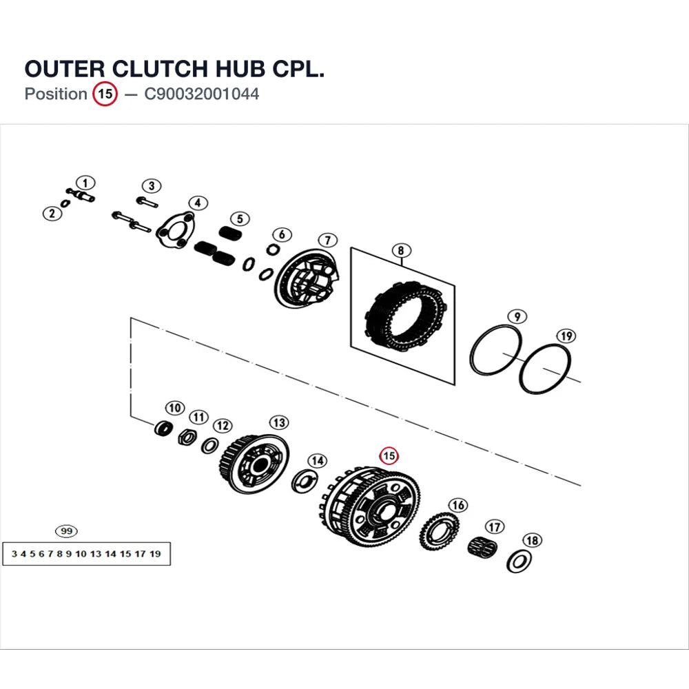 OUTER CLUTCH HUB CPL. product image