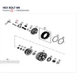 HEX BOLT M6 product image