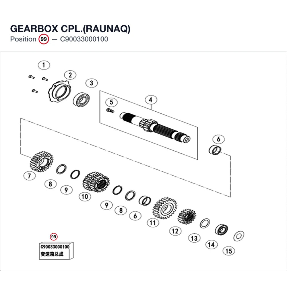 GEARBOX CPL.(RAUNAQ) product image