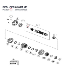 REDUCER 0,3MM M8 product image