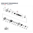 DRIVE SHAFT PREASSEMBLED product image