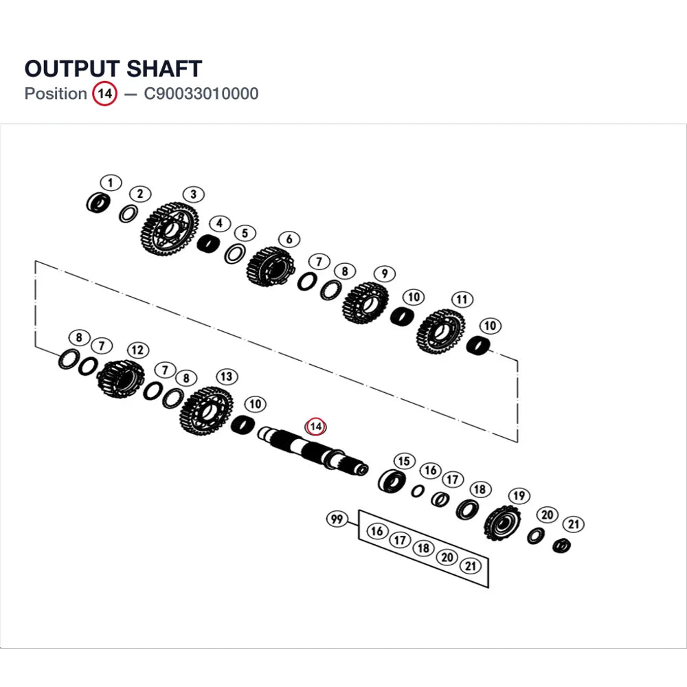 OUTPUT SHAFT product image