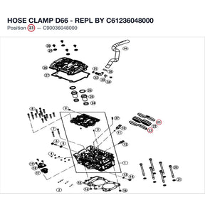 HOSE CLAMP D66 - REPL BY C61236048000 product image