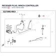RECEIVER PLUG, WINCH CONTROLLER product image