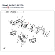 FRONT RH DEFLECTOR product image