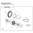 REAR SPROCKET product image