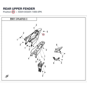 REAR UPPER FENDER product image