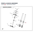 FRONT LH SHOCK ABSORBER product image