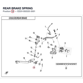 REAR BRAKE SPRING product image