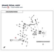 BRAKE PEDAL ASSY product image