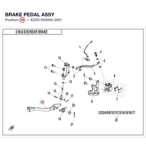 BRAKE PEDAL ASSY product image