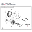 REAR WHEEL ASSY product image