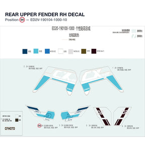 REAR UPPER FENDER RH DECAL product image