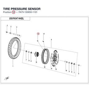 TIRE PRESSURE SENSOR product image