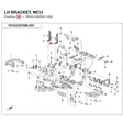 LH BRACKET, MCU product image