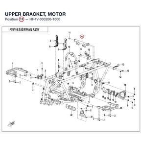 UPPER BRACKET, MOTOR product image