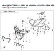 HEADLIGHT PANEL - REPL BY HH4V-041023-1001-0BM product image