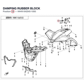 DAMPING RUBBER BLOCK product image