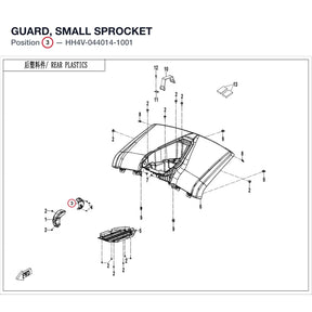 GUARD, SMALL SPROCKET product image