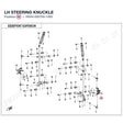 LH STEERING KNUCKLE product image