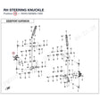 RH STEERING KNUCKLE product image