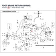 FOOT BRAKE RETURN SPRING product image