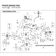 FRONT BRAKE PAD product image