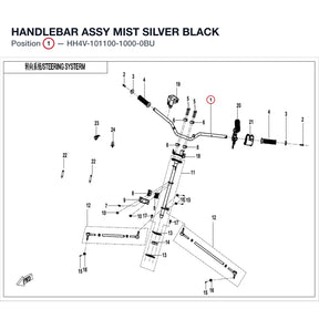 HANDLEBAR ASSY product image
