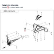 CFMOTO STICKER product image