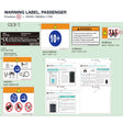 WARNING LABEL, PASSENGER product image