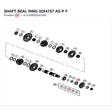SHAFT SEAL RING 32X47X7 AS-P F product image