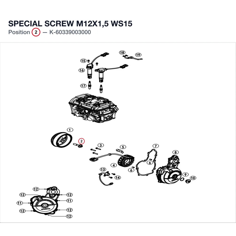SPECIAL SCREW M12X1,5 WS15 product image