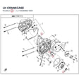 LH CRANKCASE product image