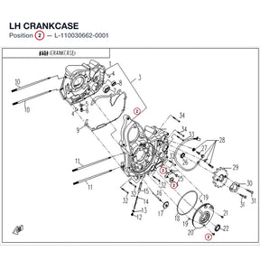 LH CRANKCASE product image