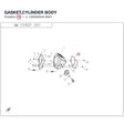 GASKET,CYLINDER BODY product image