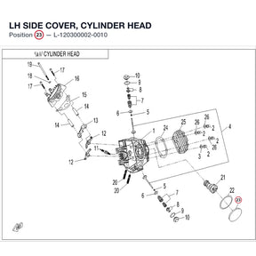 LH SIDE COVER, CYLINDER HEAD product image