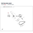 PISTON RING ASSY product image