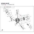 INTAKE VALVE product image