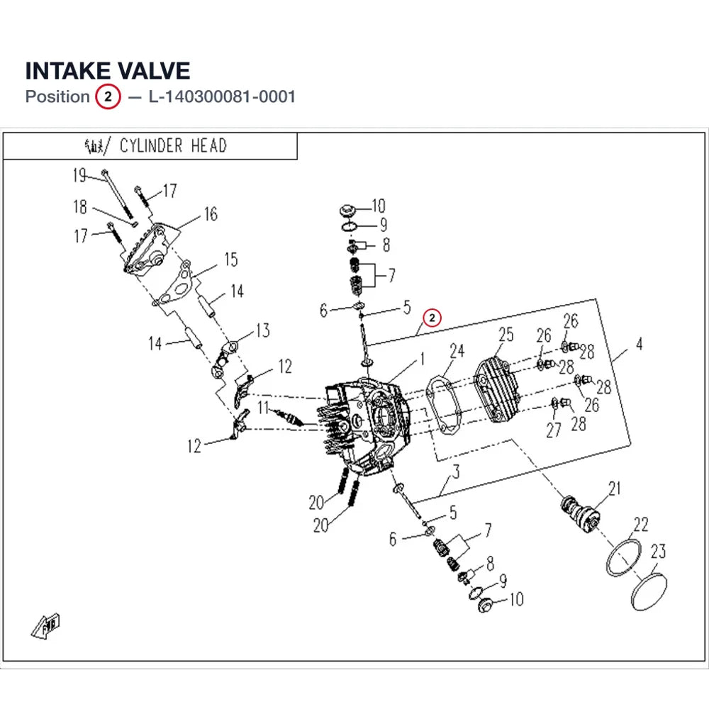 INTAKE VALVE product image