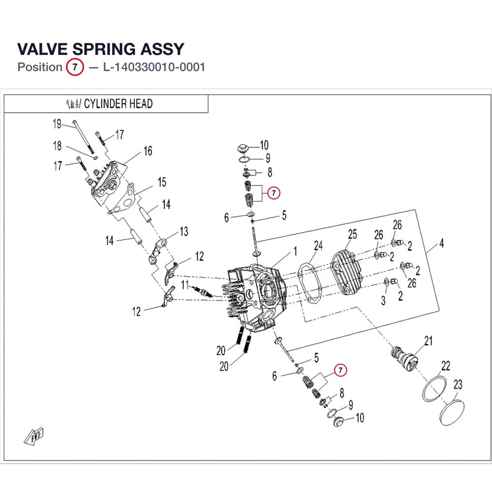 VALVE SPRING ASSY product image