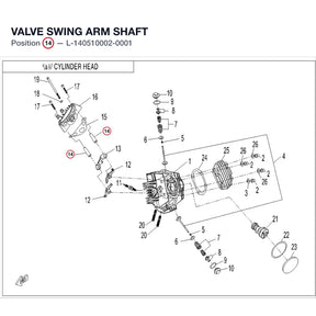 VALVE SWING ARM SHAFT product image