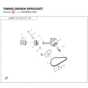 TIMING DRIVEN SPROCKET product image