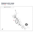 TENSION PLATE, CHAIN product image